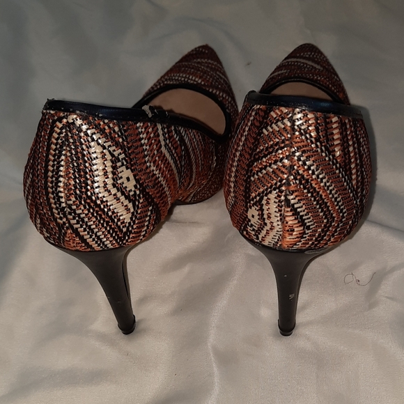 C.Label Multicolor Pointy Toe Heels - Picture 2 of 6